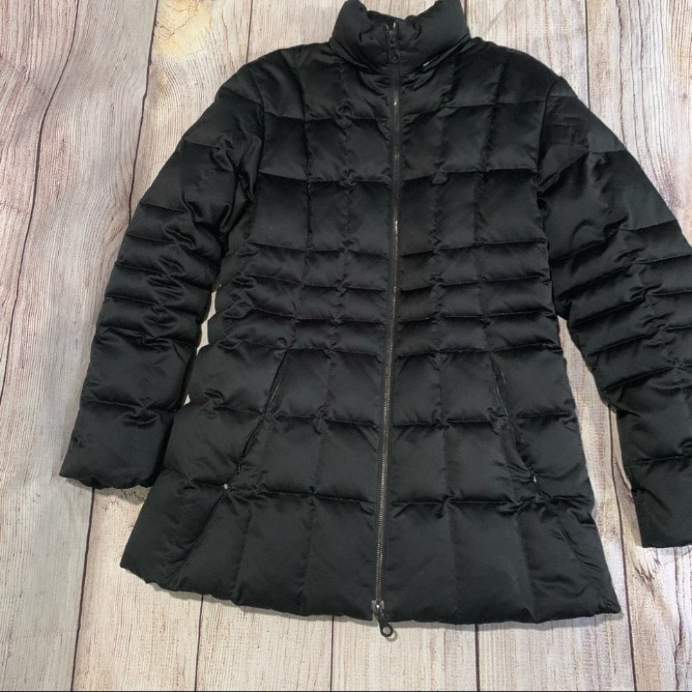 Searle Black Goose Down Coat Size 6
